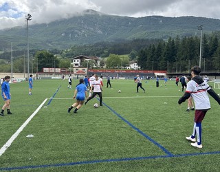 Inklusioa eta futbola uztartu dituzte Azkoagainen