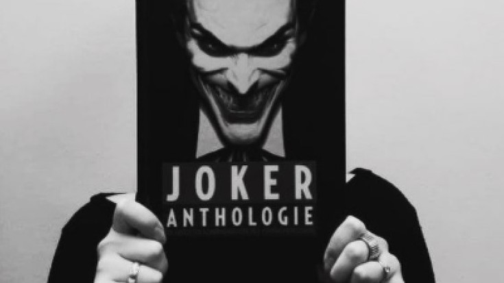 'Joker'-en irudi batek irabazi du Arrasateko Bibliotekaren  'Bookface' lehiaketa