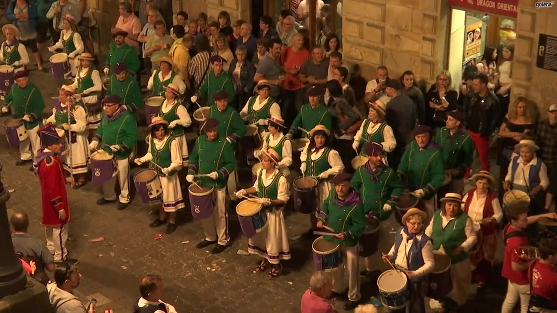 Sanjuanak 2018: Helduen danborrada, osorik