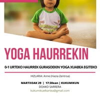 Yoga haurrekin saioa