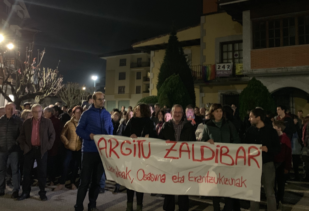 Gaur egitekoa den 'Zaldibar Argitu Orain!' martxako hiru lerroetako bat Elgetatik abiatuko da