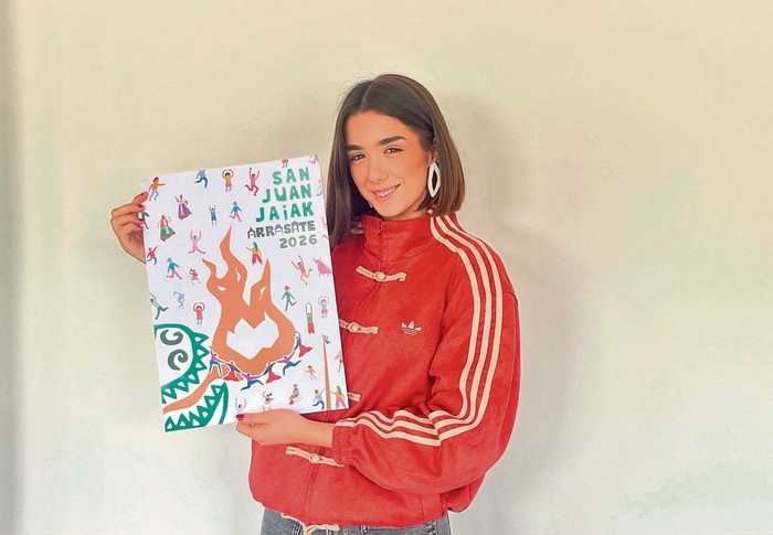 Maddi Martin: "San Juan jaietako une eta ikur esanguratsuenak irudi berean bildu ditut"