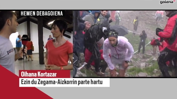 Kirolaren argi-ilunen gainean Kortazarrekin, Odriozolarekin eta Ruiz de Azuarekin