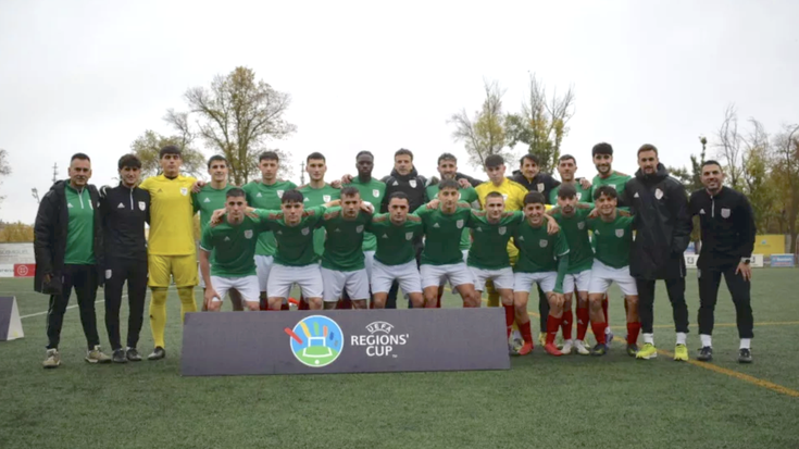 UEFAko Eskualdeen Koparako bidean aurrera egin du Ibarrondo eta Madina parte diren Euskal Selekzioak