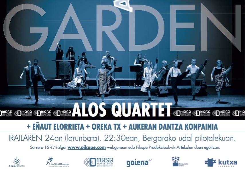 'Garden' ikuskizunerako sarrerak salgai