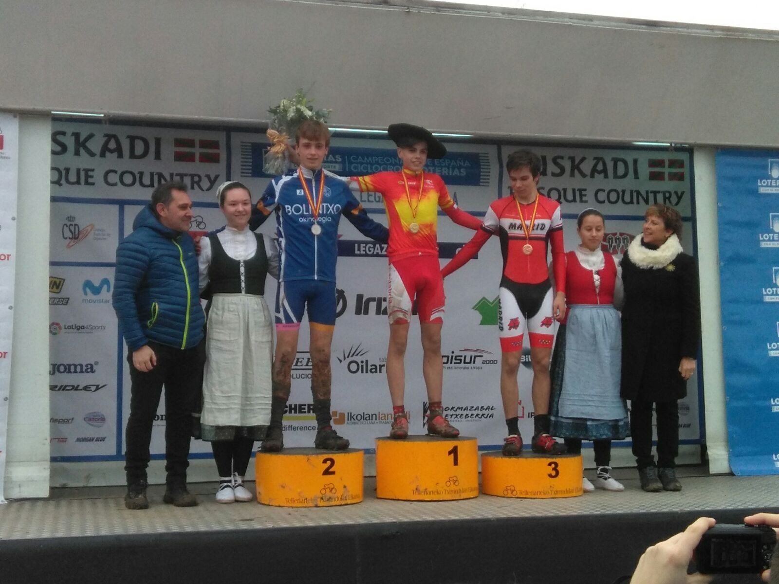 Iker Ugarte bergararra Espainiako azpi-txapeldun ziklo-krosean