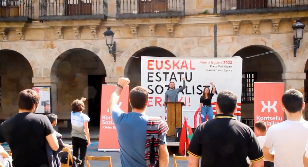 Aberri Eguneko ekitaldia Bergaran egin du Deba bailarako Kontseilu Sozialistak