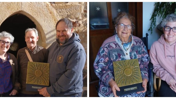 Fermin Etxeberria eta Eustakia Agiriano-Zabala omendu dituzte Jubilatuen Egunean