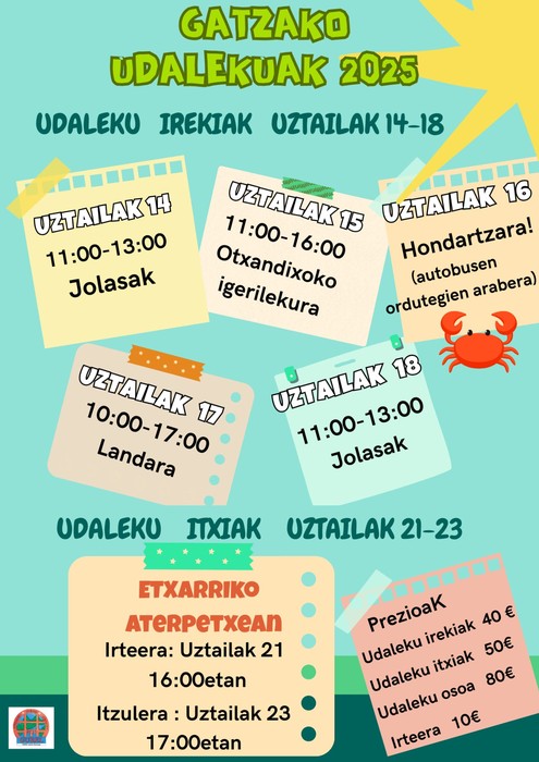 Gatzagako udaleku irekiak: Jolasak