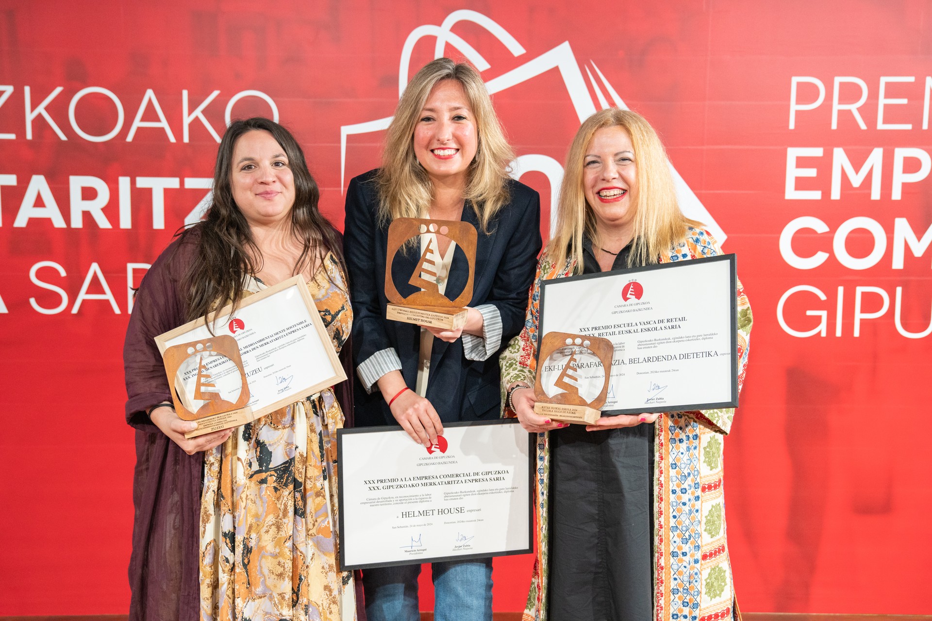 Ekilur eta Bea Lentzeria dendak saritu ditu Gipuzkoako Bazkundeak