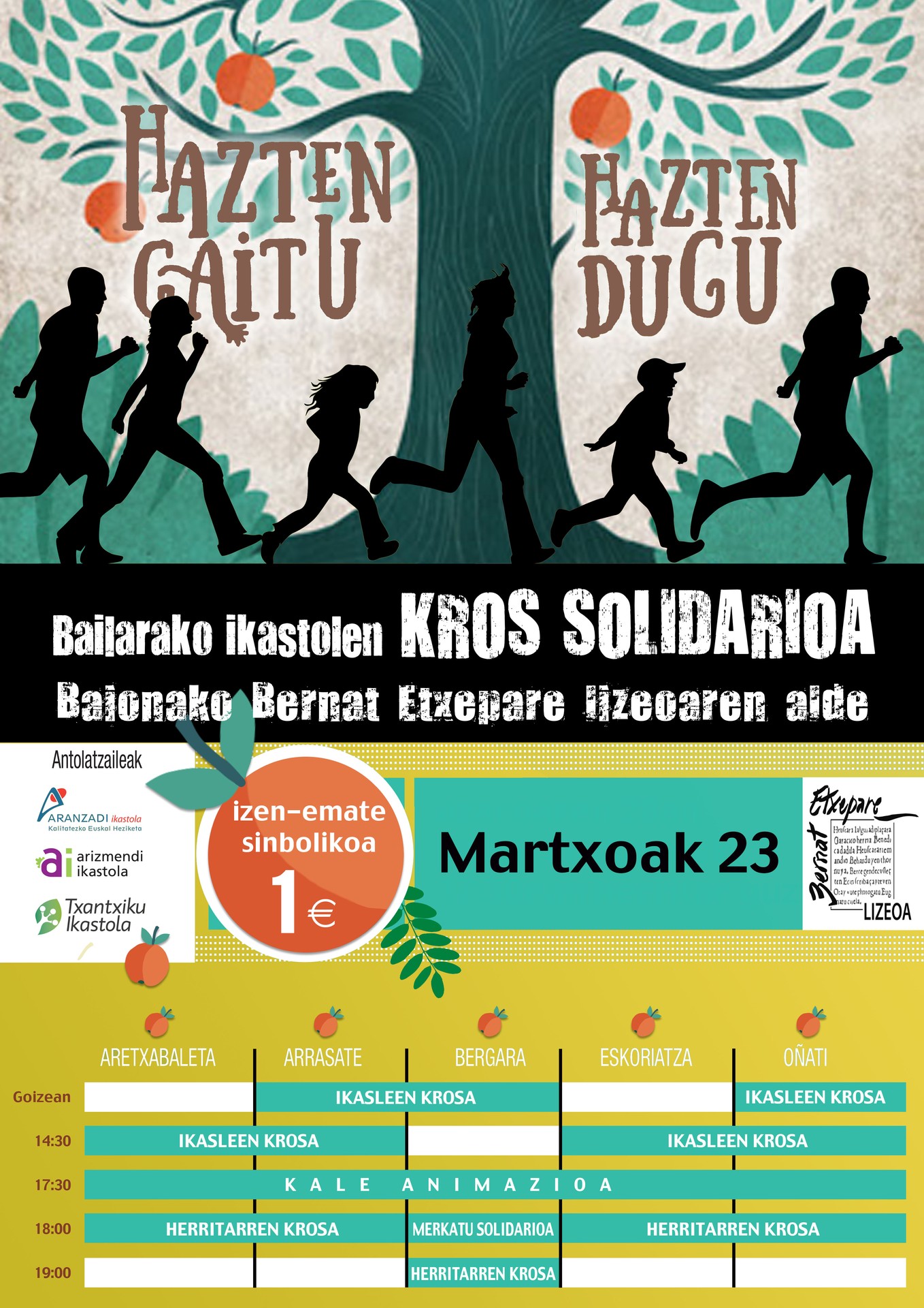Sagarrondoz sagarrondo... Debagoienatik Baionera