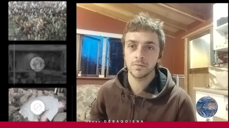 'Hemen Debagoiena': Mikel Galvez eskoriatzarra Zeelanda Berritik eta 'Desobedienteak 18/98' antzezlana