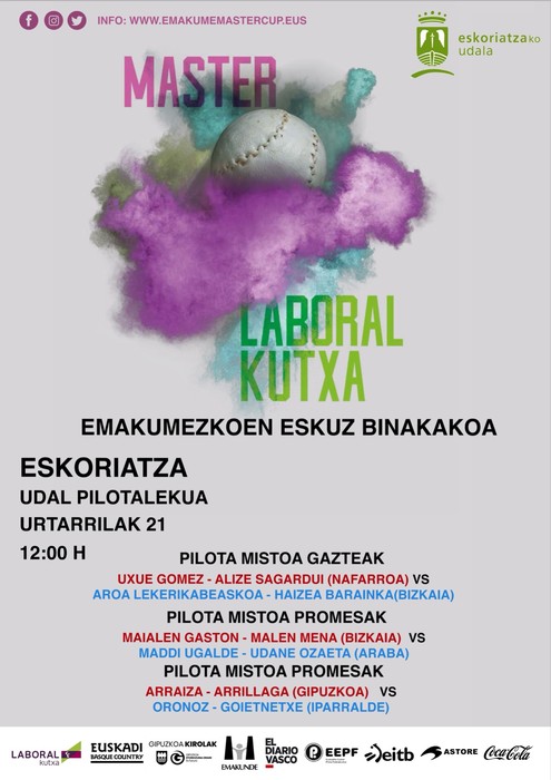 Pilota txapelketa: Emakumezkoen eskuzko binakakoa