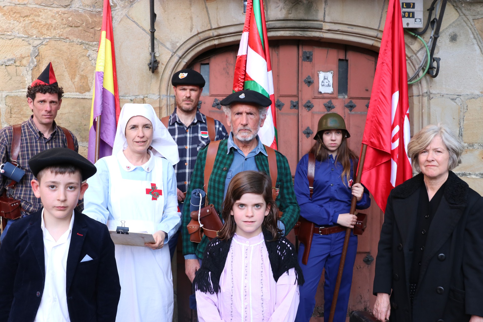 Elgetako frontean hildakoei omenaldia domekan