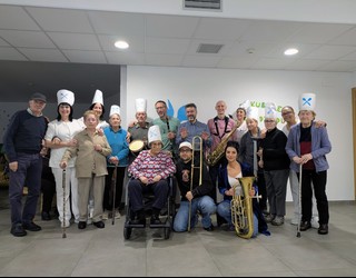 Danborradaz gozatu dute Bergarako Eguneko Zentroan