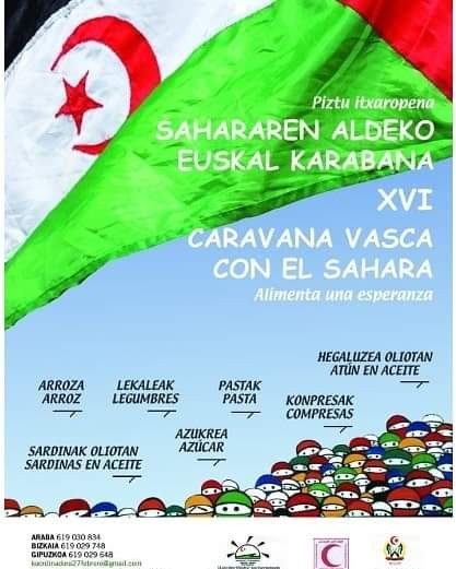 Sahararen aldeko elikagaien bilketa kanpaina abian da