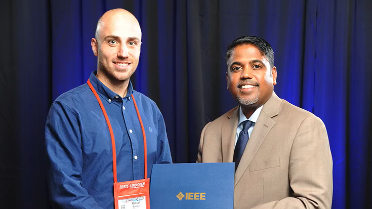 Ikerlanek ikerketa artikulu onenaren saria jaso du IEEE kongresuan