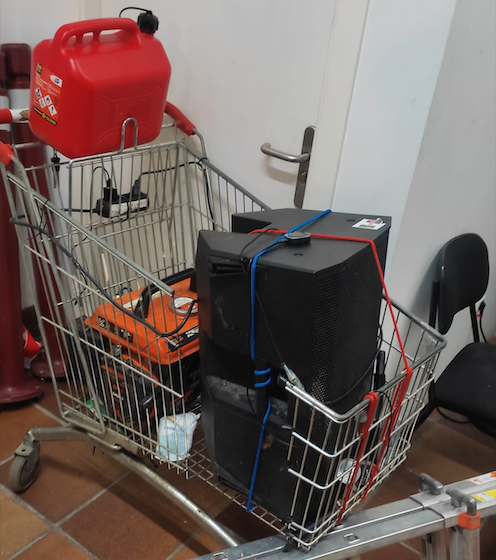 Non dago desagertutako karroa?