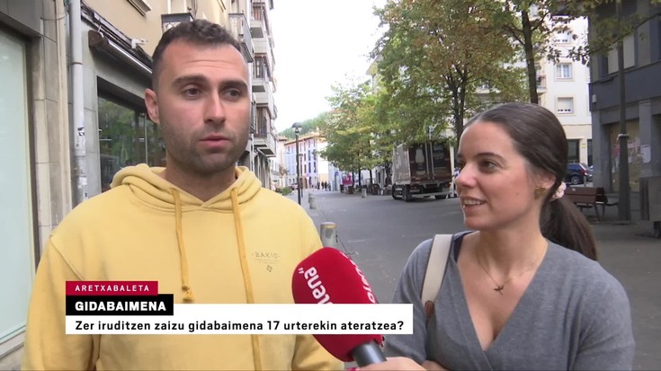 Gidabaimena 17 urterekin: zein iritzi dute herritarrek?