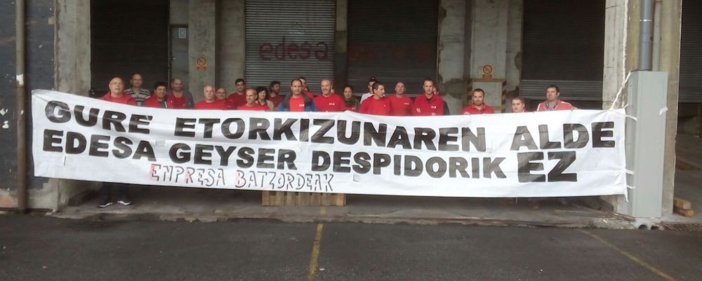 Mobilizazioak ugarituko dituzte Edesako eta Geyserreko langileek