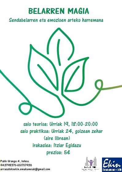 Datorren astelehenean belarren magiara hurbiltzeko