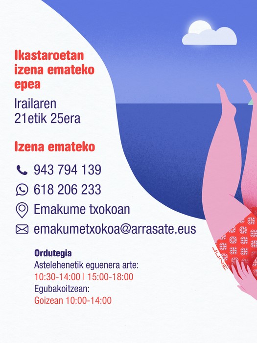 Jabetze eskolako udazkeneko plangintzan izena emateko epea zabalik