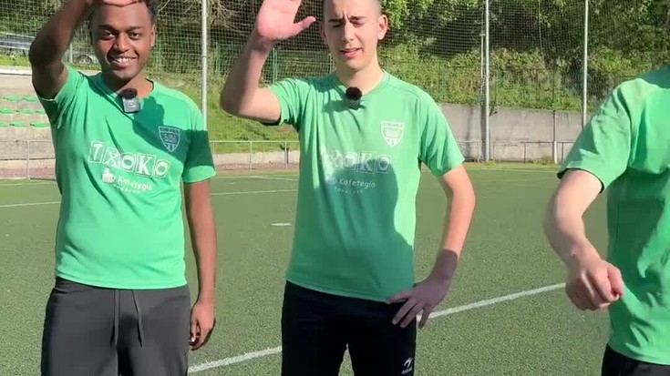 Soraluzeko Aitor, Ahadu eta Aiert abilezia jokoan