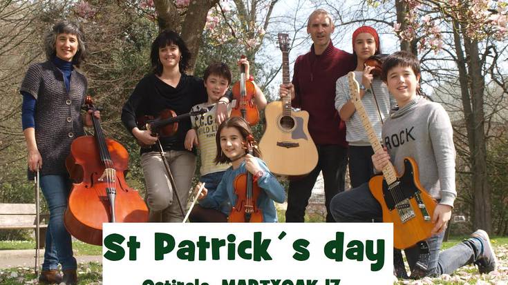 Arragoa bergararren kontzertua 'Saint Patrick's day' giroan