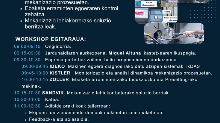 Jardunaldi Teknologikoa Miguel Altunan: “Fabrikazioaren bikaintasunerako gakoak”