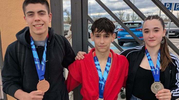 Desorekako kadeteak domina banarekin itzuli dira Espainiako Sanbo Txapelketatik