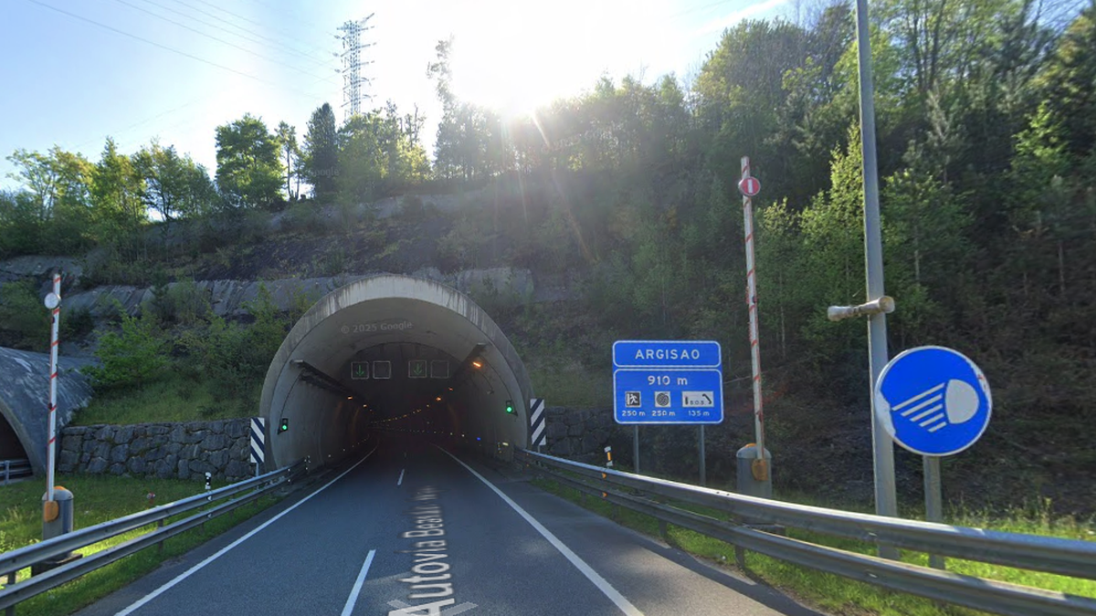 Argisaoko tunela itxita egongo da astearte eta asteazken gauean