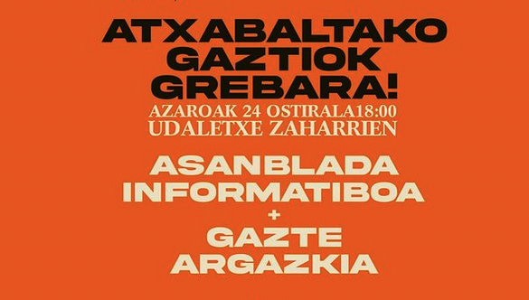 A30: asanblada eta gazte argazkia