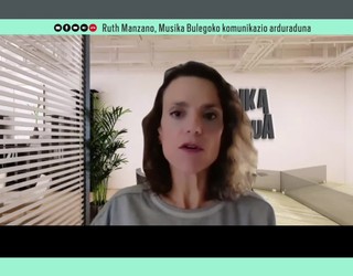 Ruth Manzano: "Musikaren sektorearen berezitasun bat da beti oso azkar moldatzen dela"