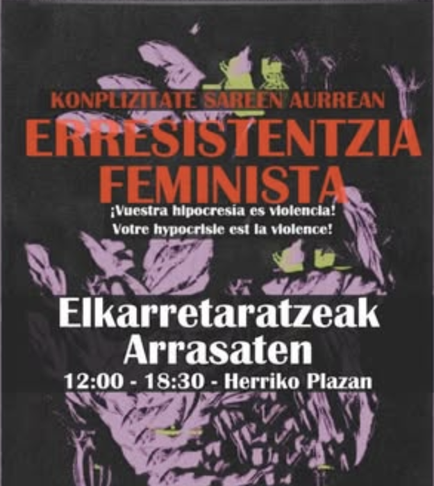 A25 mobilizazioa Mugimendu Feministak deituta