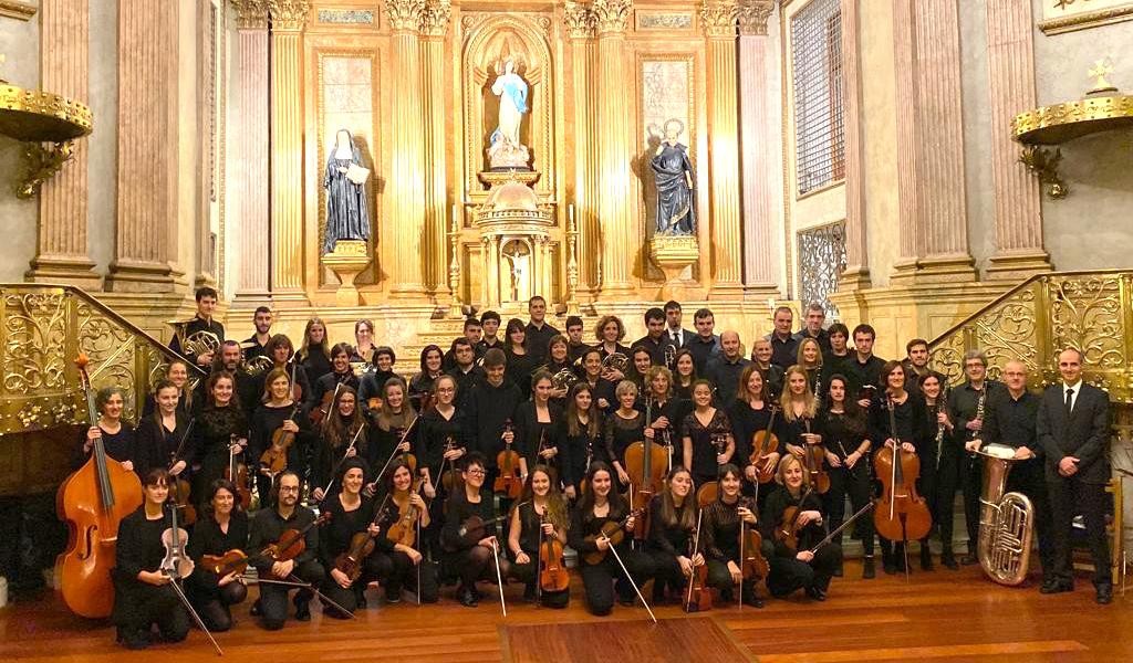 Bergarako orkestra sinfonikoaren kontzertua zapatuan, Mariaren Lagundiko mojei keinu eta guzti