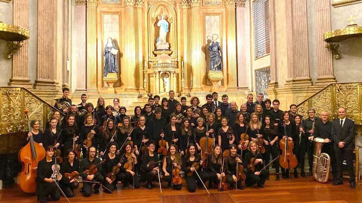 Bergarako orkestra sinfonikoaren kontzertua zapatuan, Mariaren Lagundiko mojei keinu eta guzti