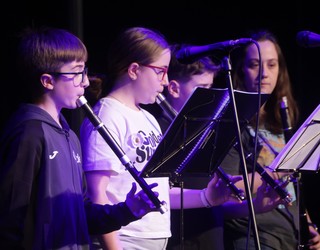 Debagoieneko musika eskolen topaketa, argazkitan
