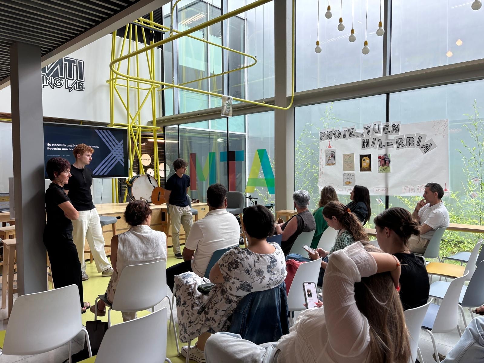 Market Berri programaren itxiera-ekitaldia egin dute Oñatin