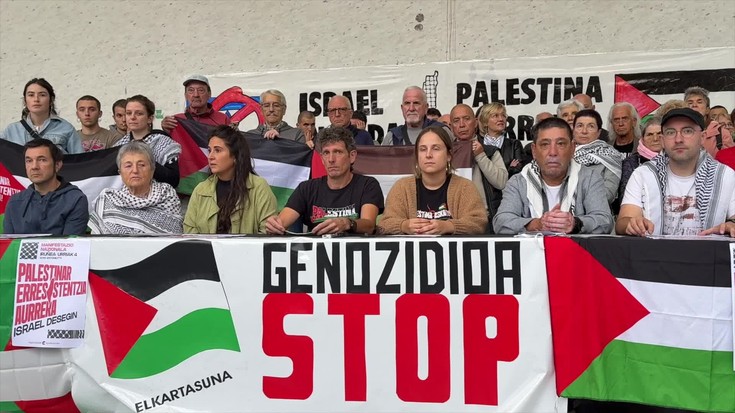 Debagoieneko Palestinaren Aldeko Sarea aurkeztu dute Elorregin