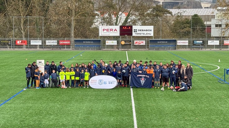 Futbol inklusiboko sasoiko hirugarren topaketa Agorrosinen