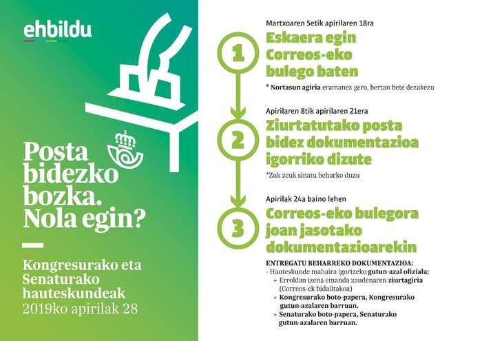 Posta bidezko bozka