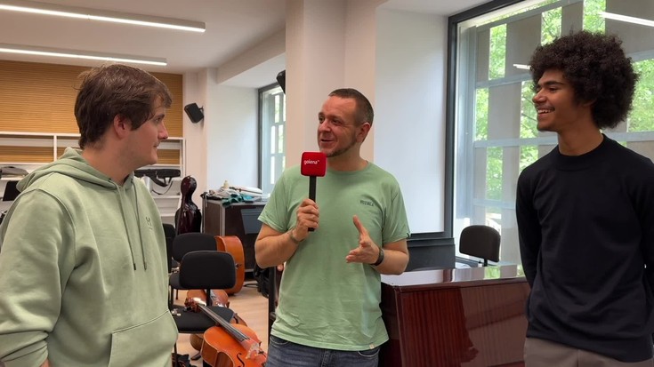 Jon Mestre eta Txomin Maidagan, bi musikari gazte indarrak batuta