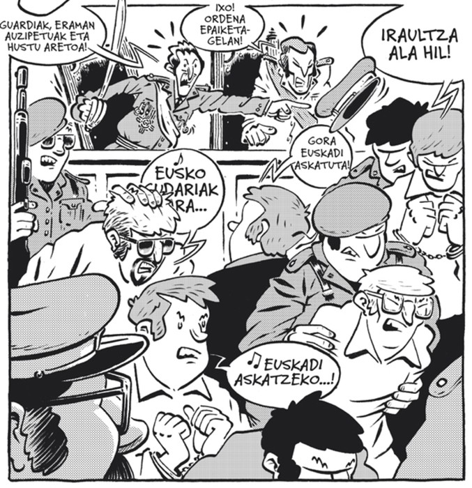 'Burgosko prozesuak 50 urte' komikiaren aurkezpena