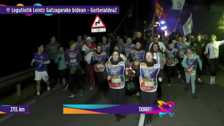 24. Korrikan aramaioarrak, pausoz pauso