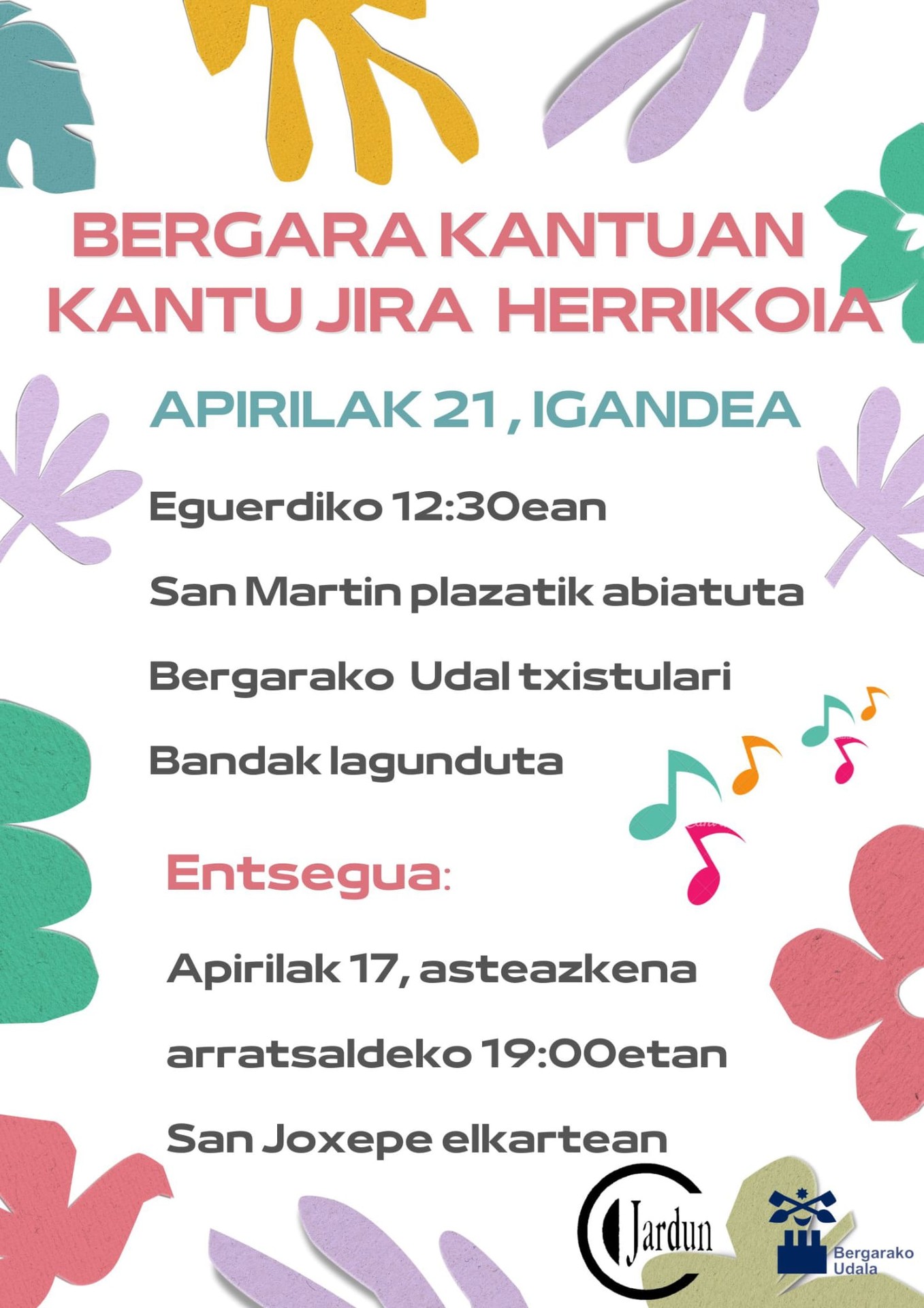 BERGARA KANTUAN -KANTU JIRA HERRIKOIA