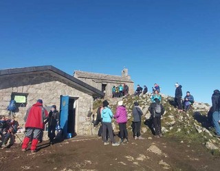 Palestinaren alde hartu dute txokolatea Aizkorrin