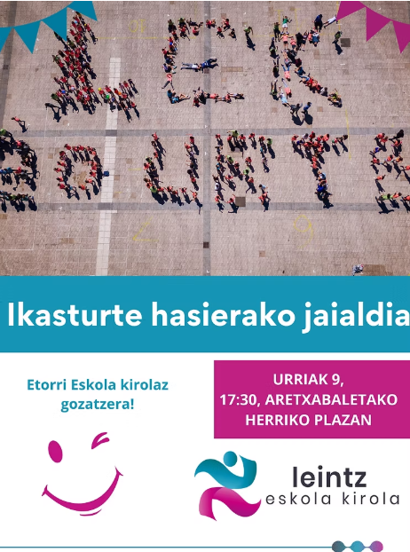 Ikasturte honetan ere LEK-eko ikasturte hasierako jaia ospatuko dugu !