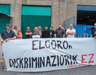 Elcoro Decoletajeko langileen mobilizazioa enpresak "Geroa kuotak ordaintzeari utzi diolako" eta "ekintza diskriminatzaileak" egiten dituelako