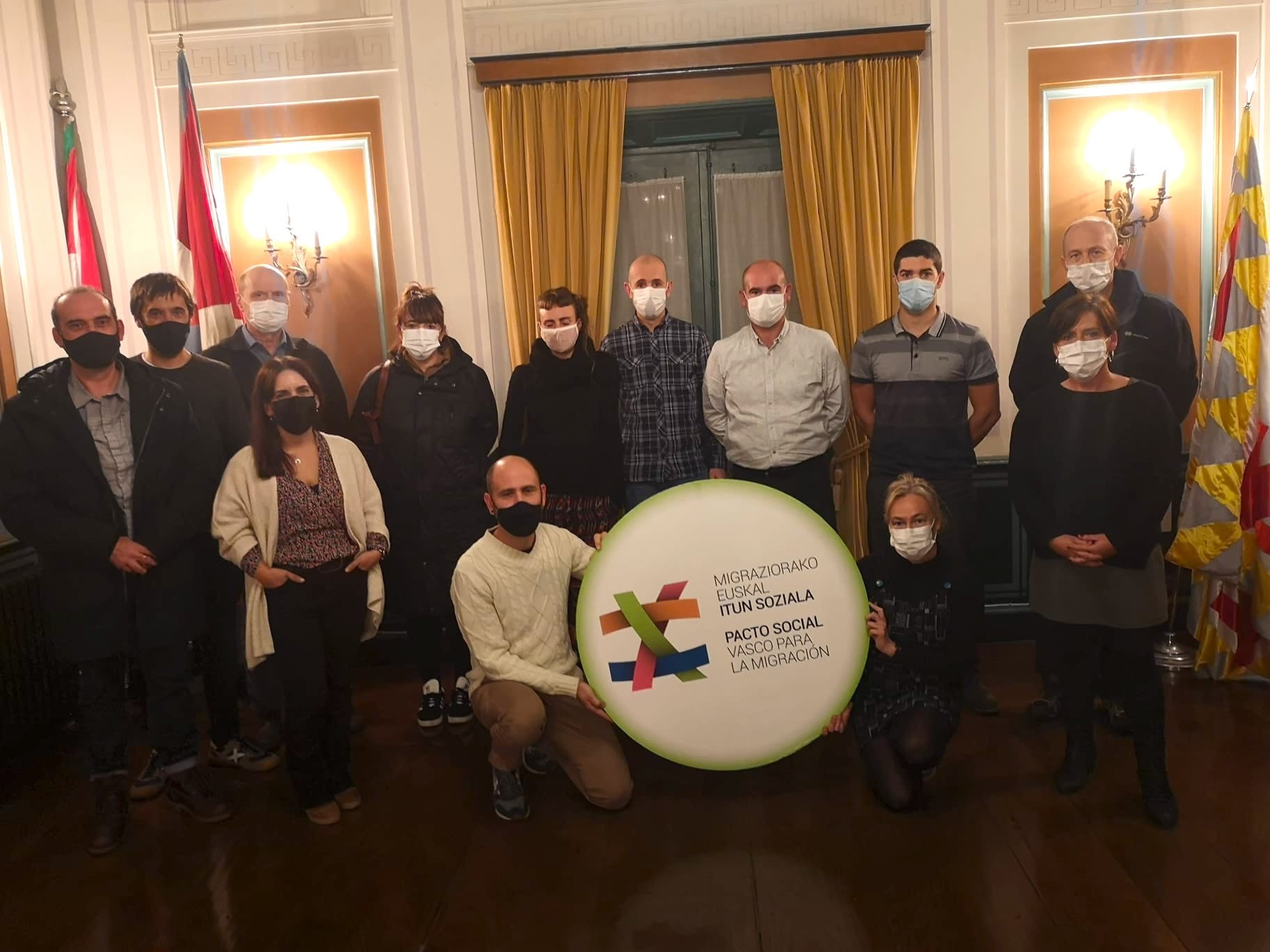 Migrazioko Euskal Itun Sozialari atxikimendua adierazi diote