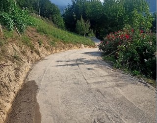 Goiko autobus geltokitik Arrate baserriraino doan bidea konpondu du Leintz Gatzagako Udalak